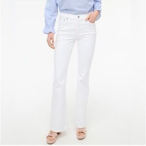 J Crew NWT Full Length Flare White Size 30